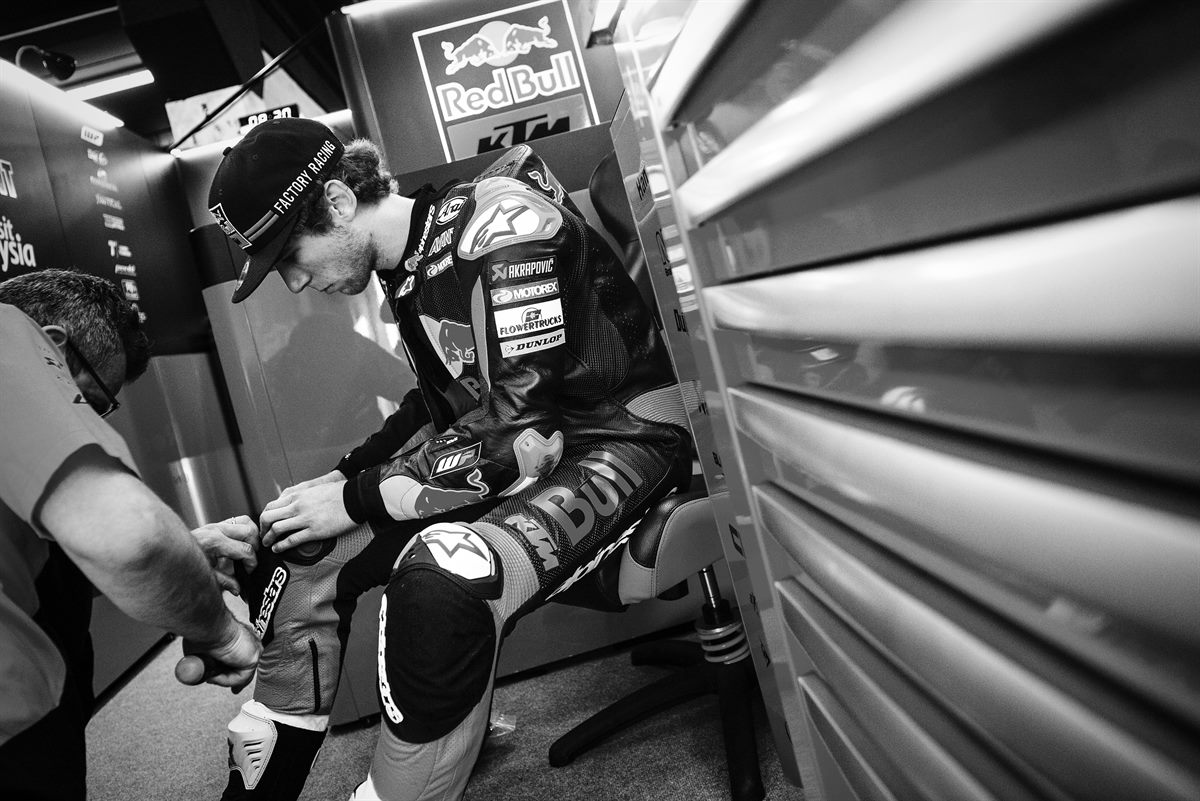 Darryn Binder & Staff Box Circuit de Barcelona-Catalunya 2018