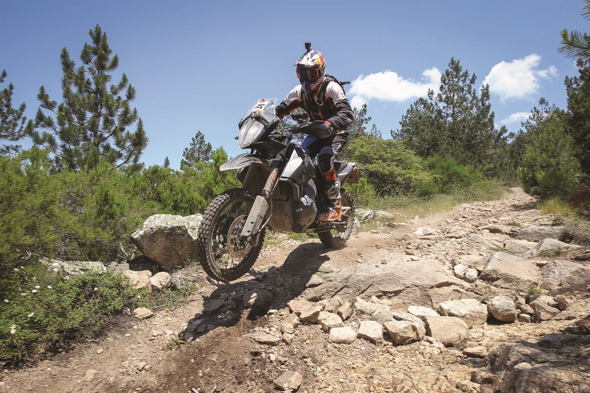 KTM 790 ADVENTURE R P2 in action