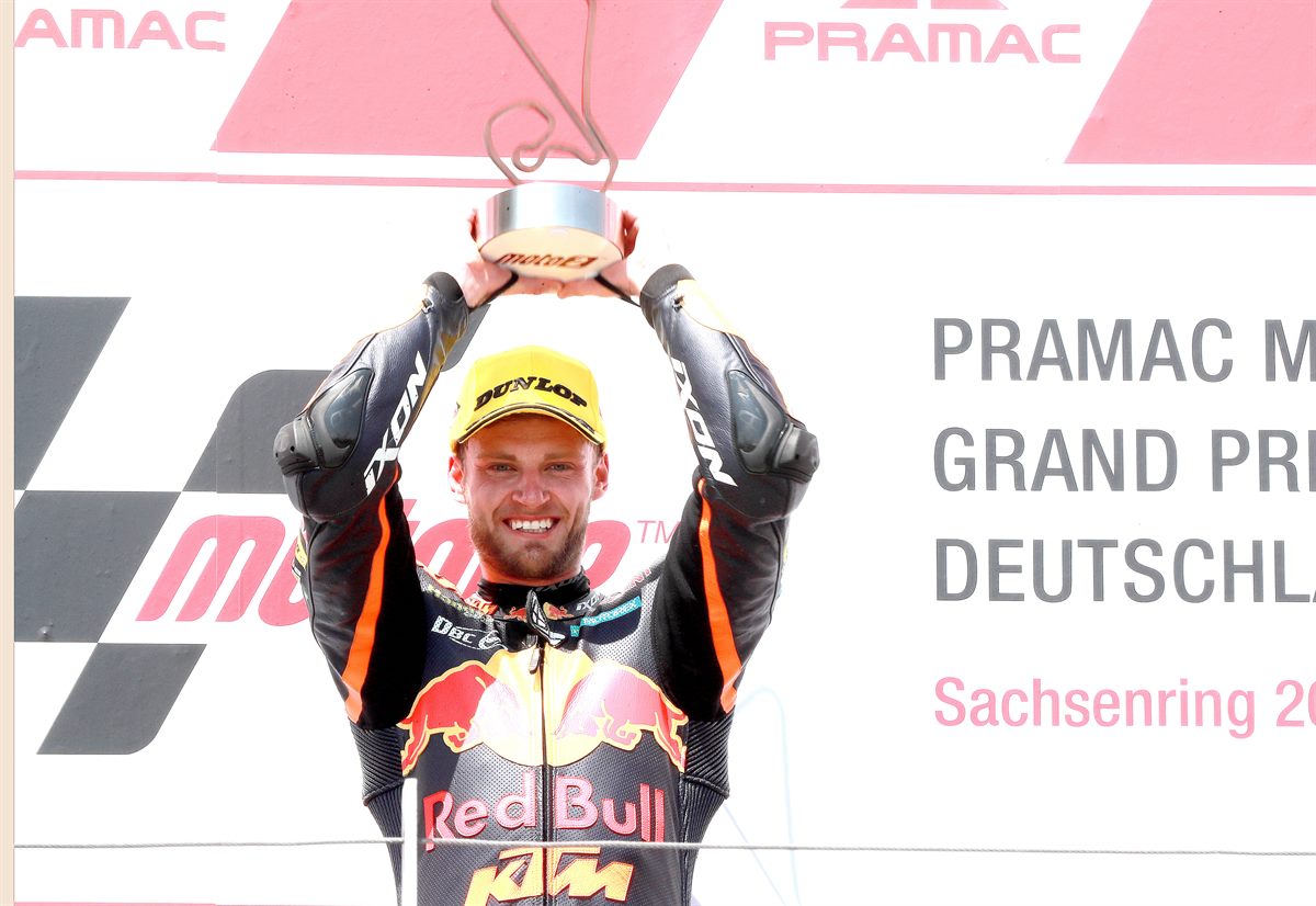 Brad Binder Podium Sachsenring 2018