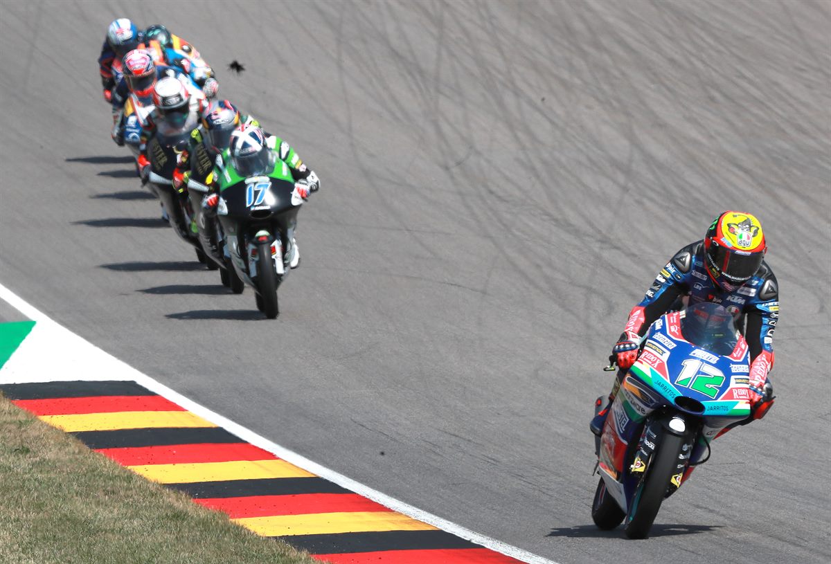Marco Bezzecchi KTM RC250 GP Sachsenring 2018