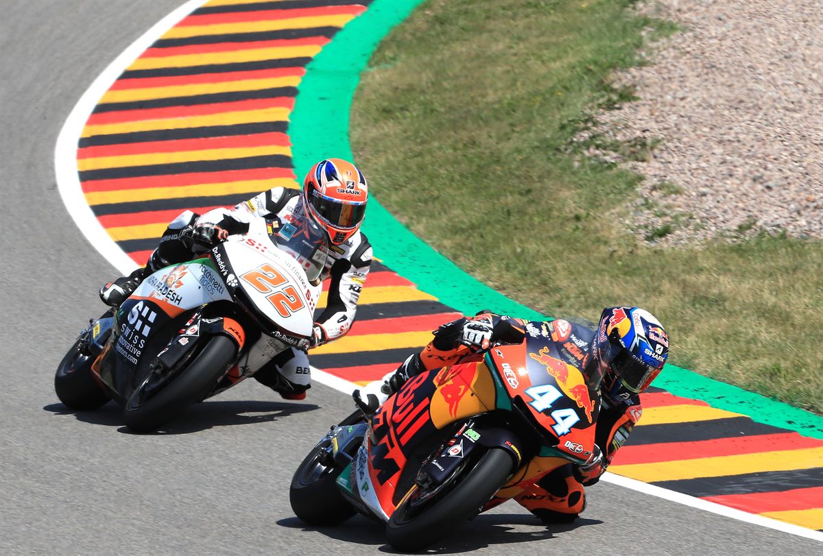 Miguel Oliveira & Sam Lowes KTM Moto2 Sachsenring 2018