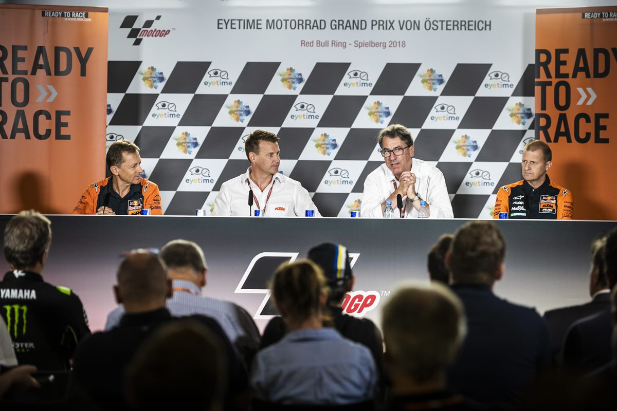 Mike Leitner, Stefan Pierer, Pit Beirer & Aki Ajo Red Bull Ring Spielberg 2018