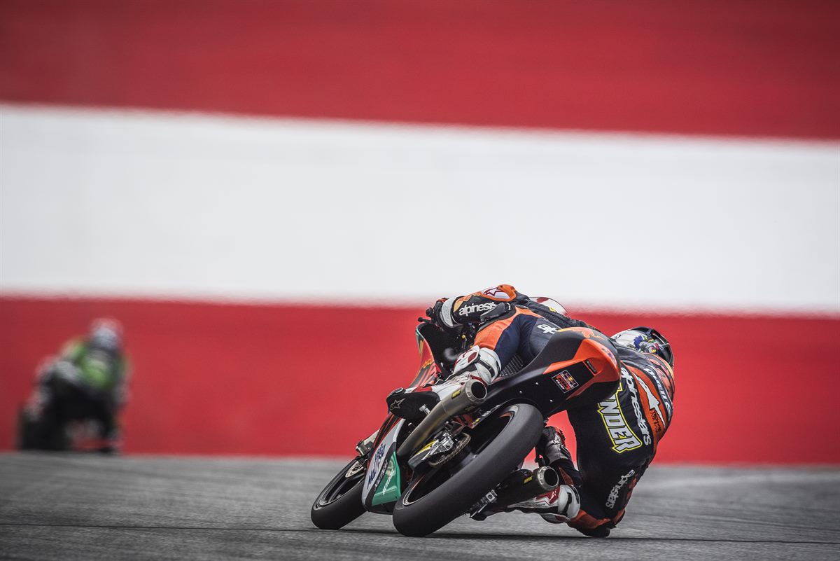 Darryn Binder KTM RC250 GP Red Bull Ring, Spielberg 2018