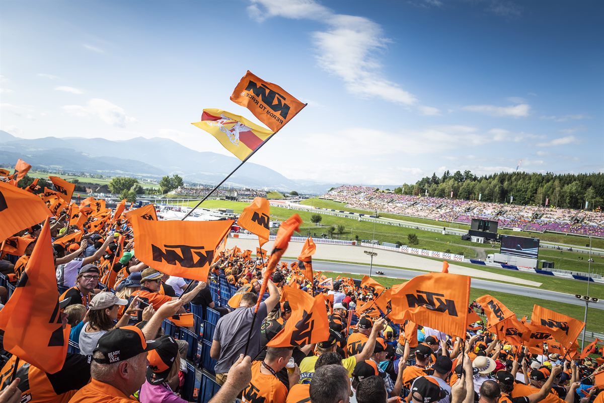 Fans KTM Grandstand Red Bull Ring_ Spielberg 2018