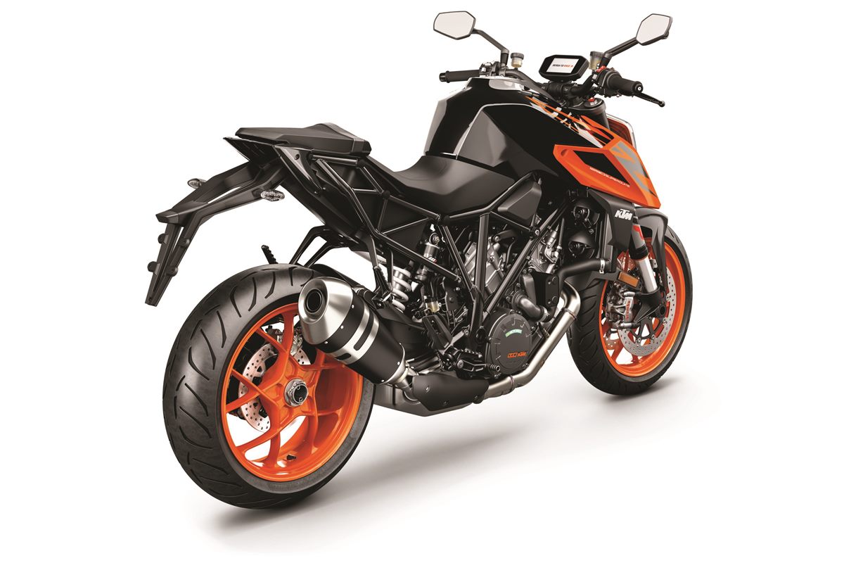 KTM 1290 SUPER DUKE R MY19 orange rear