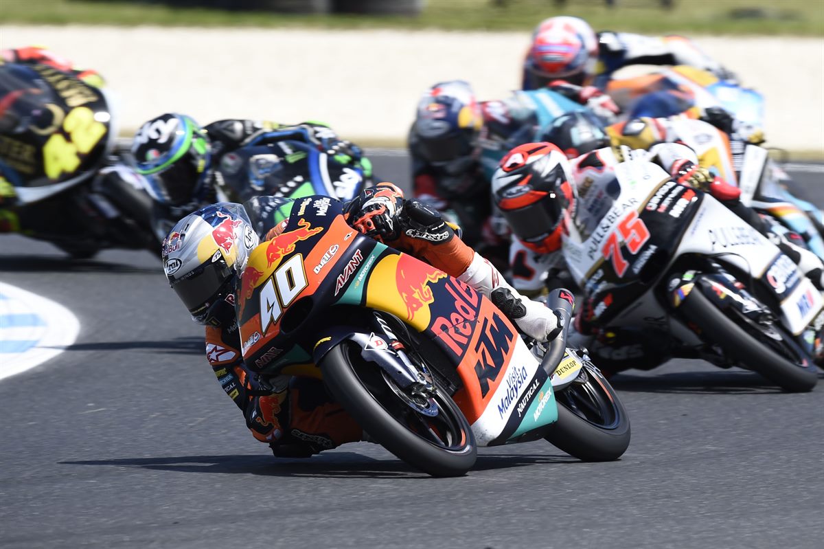 Darryn Binder KTM RC250 GP Phillip Island 2018