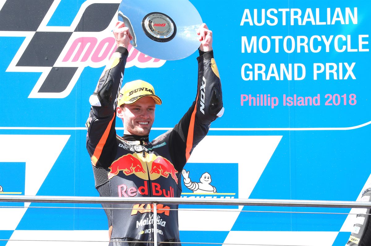 Brad Binder Podium Phillip Island 2018