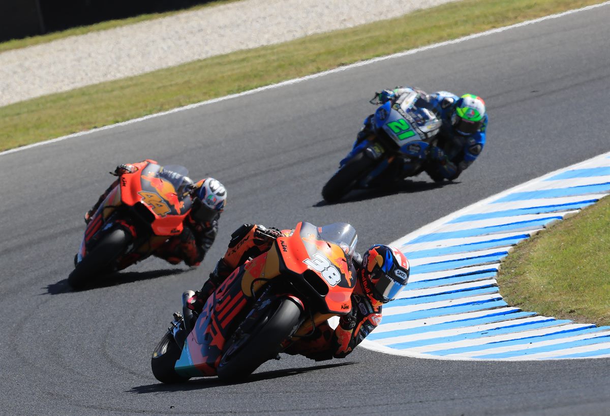 Bradley Smith & Pol Espargaro KTM RC16 Box Phillip Island 2018