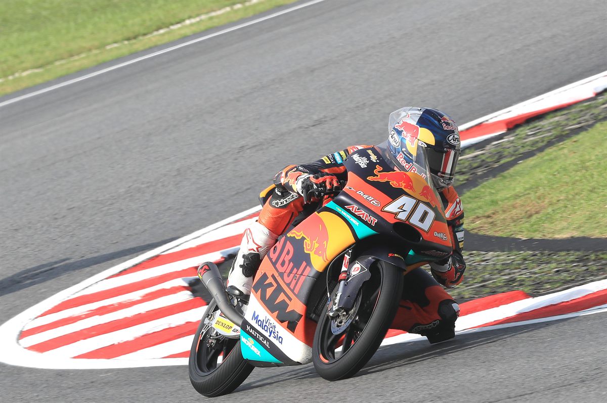 Darryn Binder KTM RC250 GP Sepang International Circuit 2018