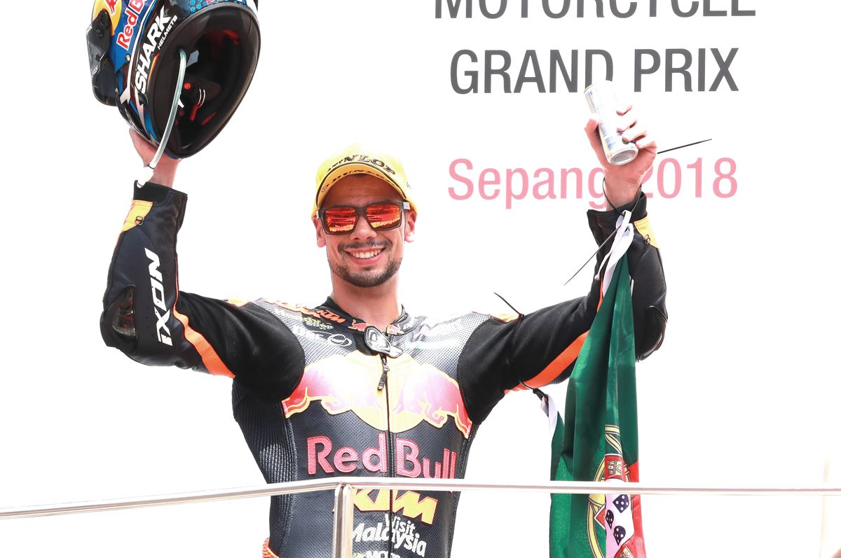 Miguel Oliveira Podium Sepang International Circuit 2018
