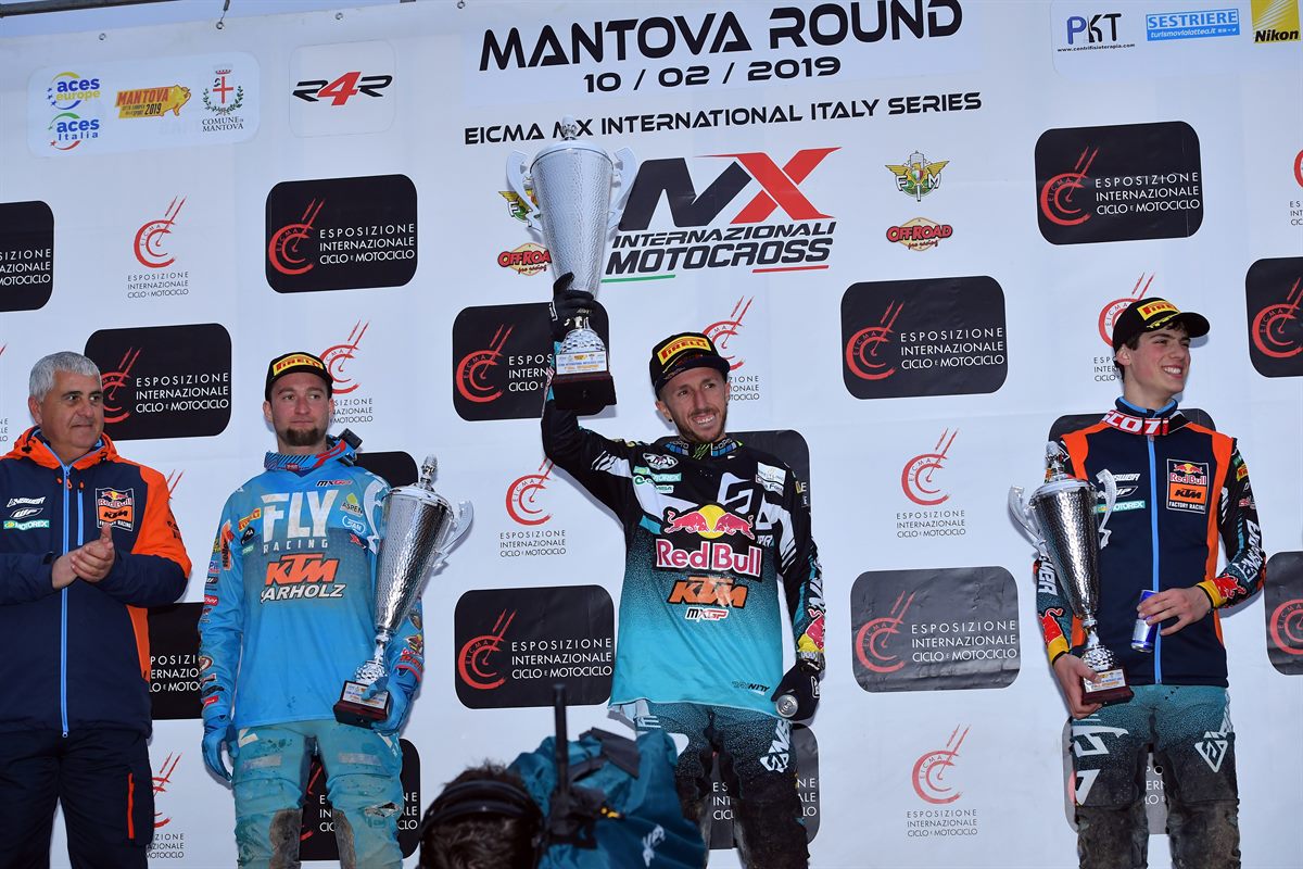 Tony Cairoli KTM 450 SX-F 2019 Mantova Italian Championship
