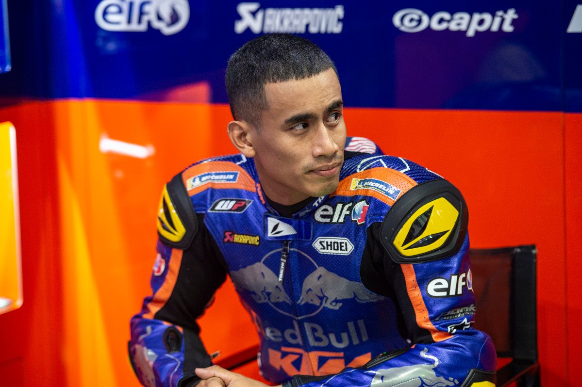 Hazifh Syahrin KTM RC16 MotoGP Qatar test 2019 Day two