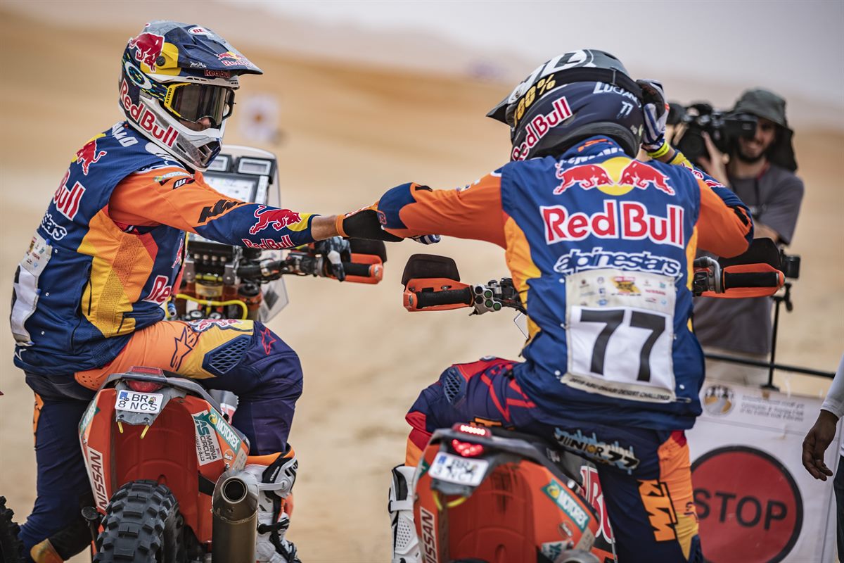 Sam Sunderland, Luciano Benavides - KTM 450 RALLY - 2019 Abu Dhabi Desert Challenge
