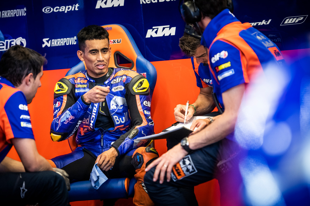 Hazifh Syahrin KTM RC16 MotoGP Spain test 2019