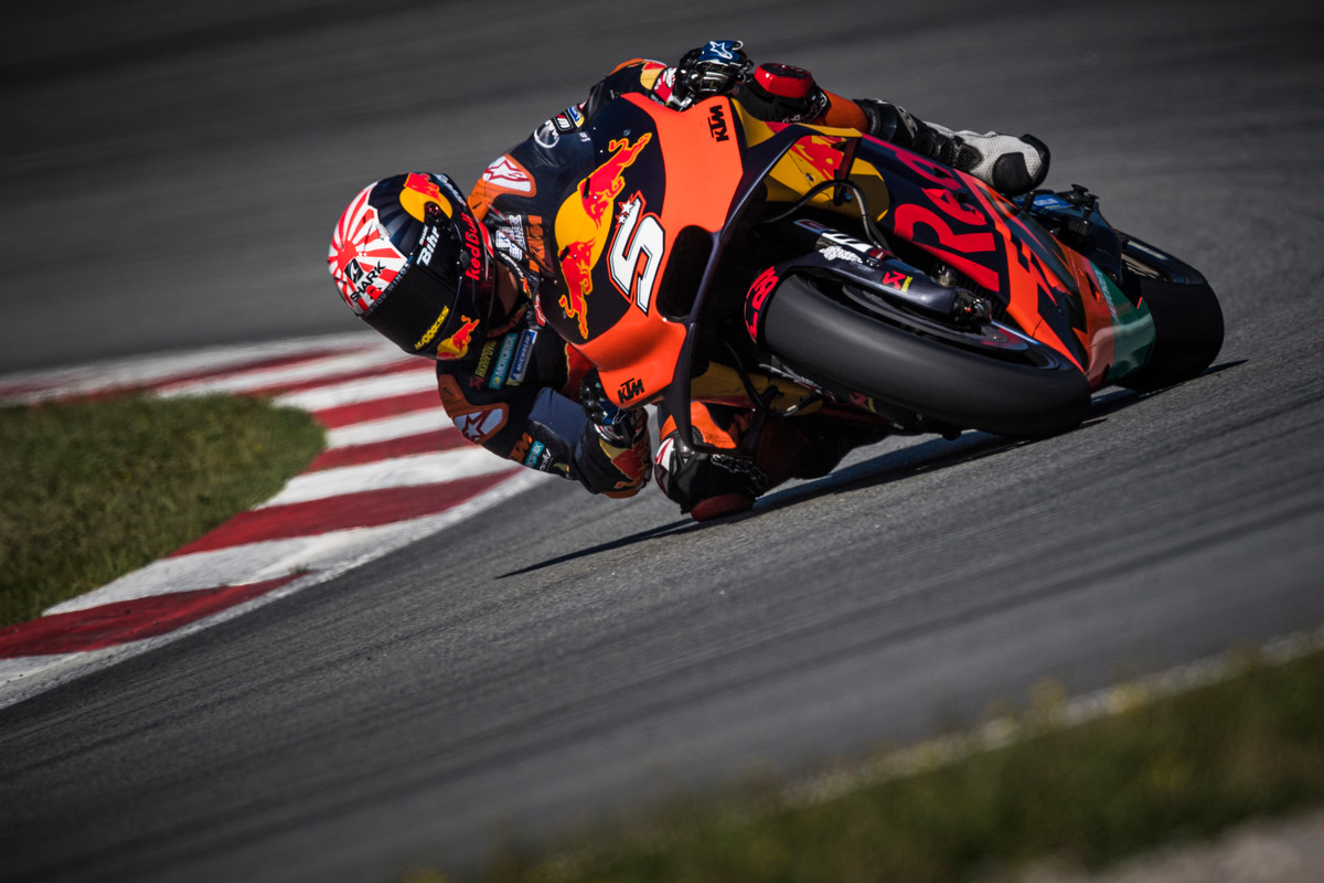 Johann Zarco KTM 2019 MotoGP Catalunya test