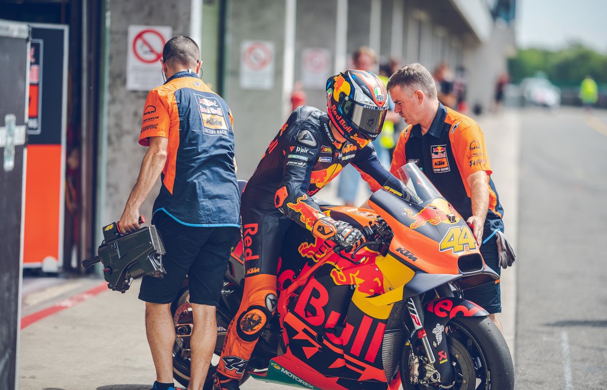 Pol Espargaro KTM RC16 MotoGP Czech Republic IRTA test 2019