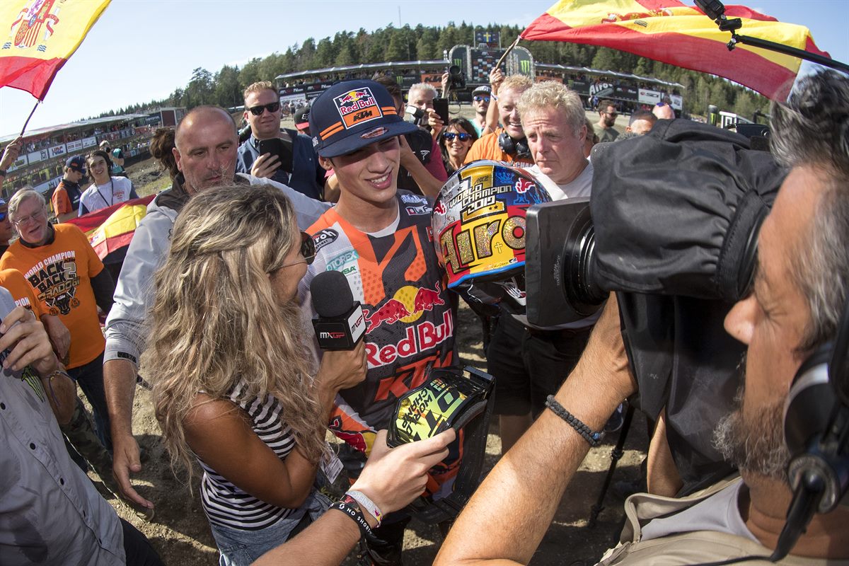 JORGE PRADO MX2 WORLD CHAMPION - KTM 250 SX-F - UDDEVALLA (SWE) 2019