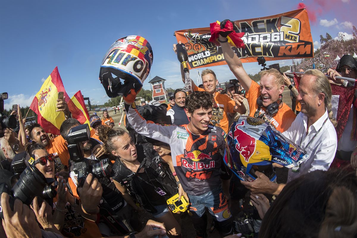 JORGE PRADO MX2 WORLD CHAMPION - KTM 250 SX-F - UDDEVALLA (SWE) 2019