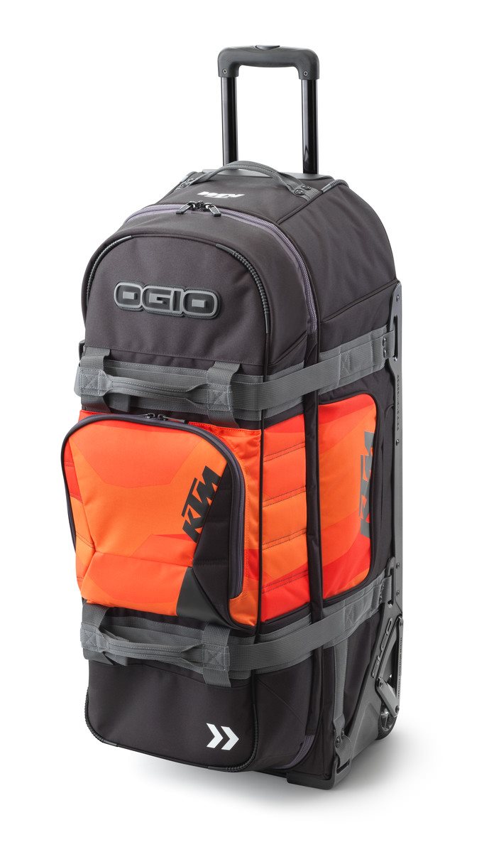 3PW200023700 ORANGE TRAVEL BAG 9800 (FRONT)