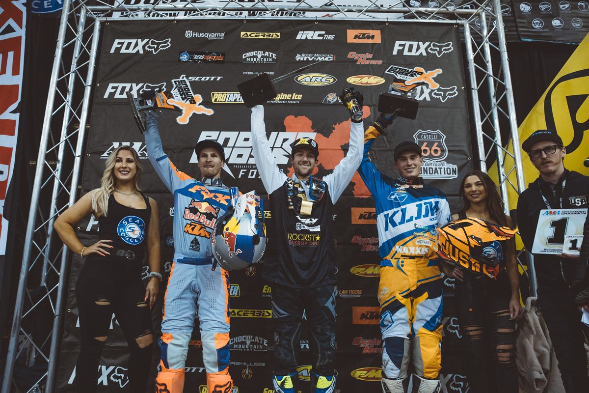 ENDUROCROSS FINALE PODIUM