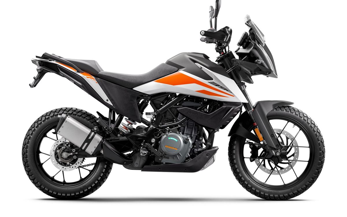 KTM 390 ADVENTURE MY20 White - right