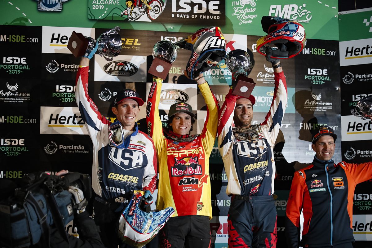 KTM wins 2019 ISDE Manufacturers Award