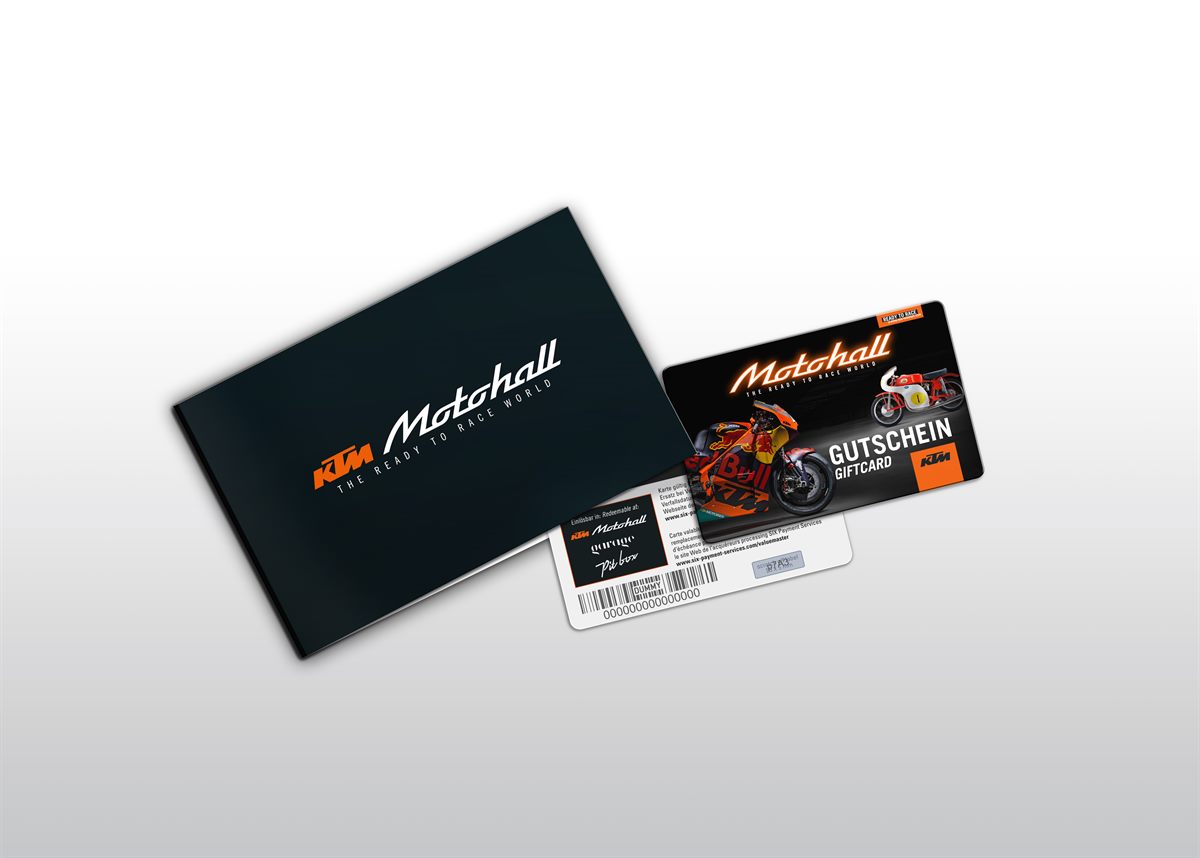 KTM Motohall Gutschein