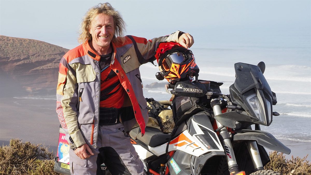 KTM-Markenbotschafter Joe Pichler mit seiner KTM 790 ADVENTURE R