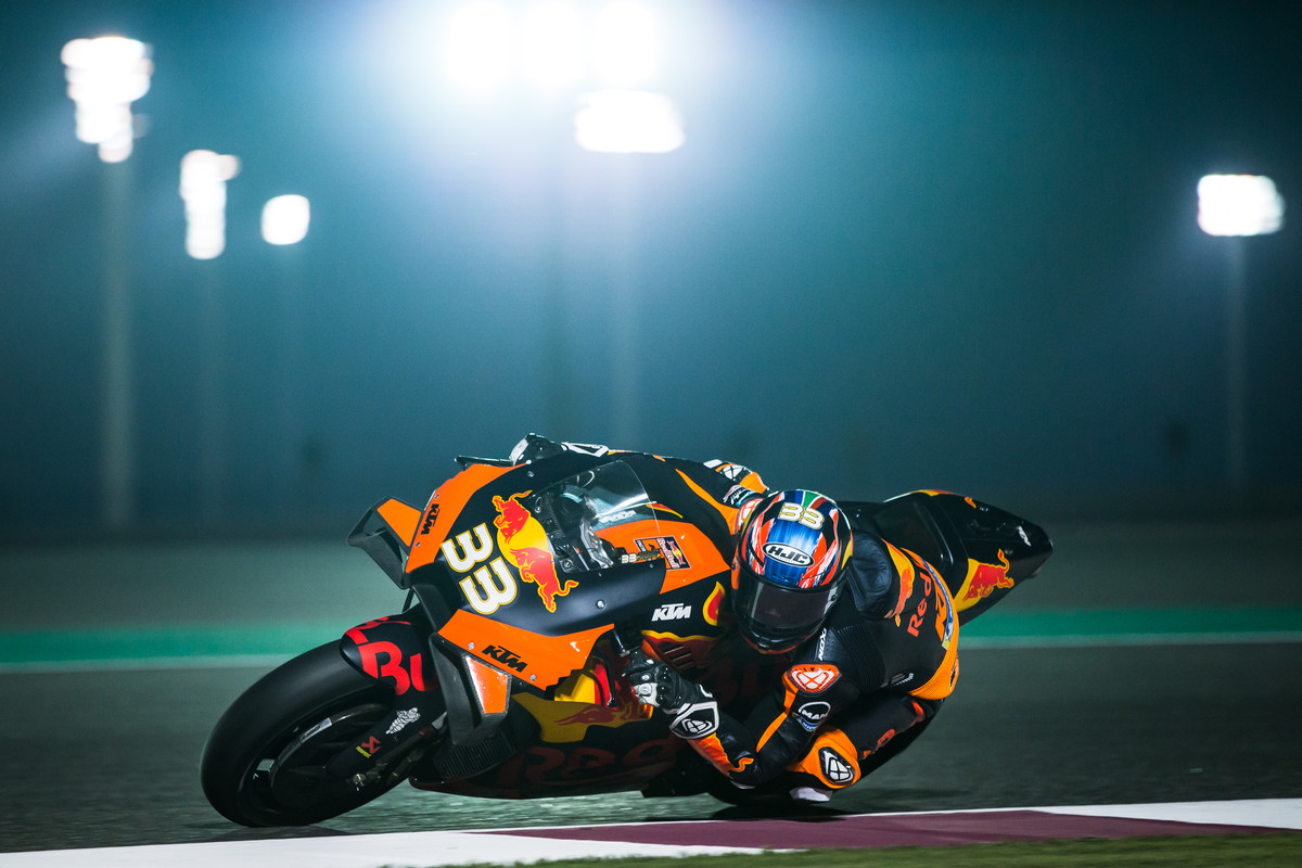 Brad Binder KTM RC16 MotoGP 2020 IRTA Test Qatar