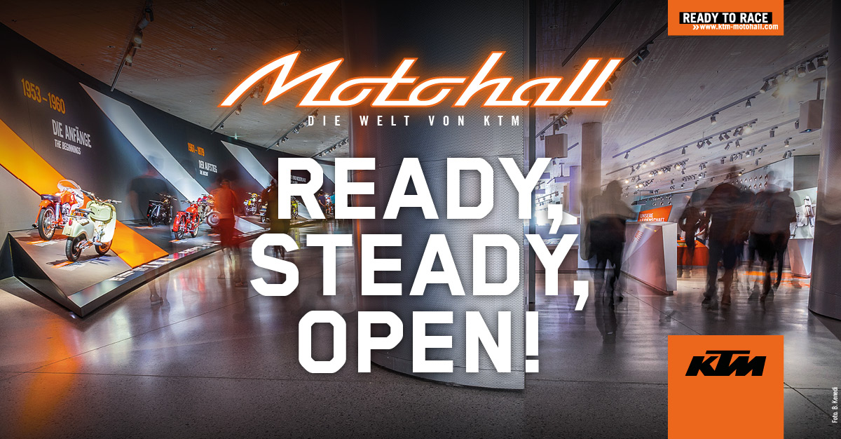 KTM Motohall Wiedereröffnung