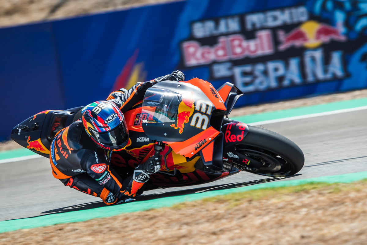 Brad Binder KTM RC16 MotoGP 2020 IRTA Test Jerez