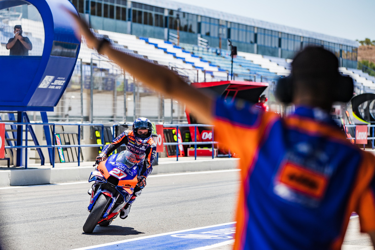 Iker Lecuona KTM RC16 MotoGP 2020 IRTA Test Jerez
