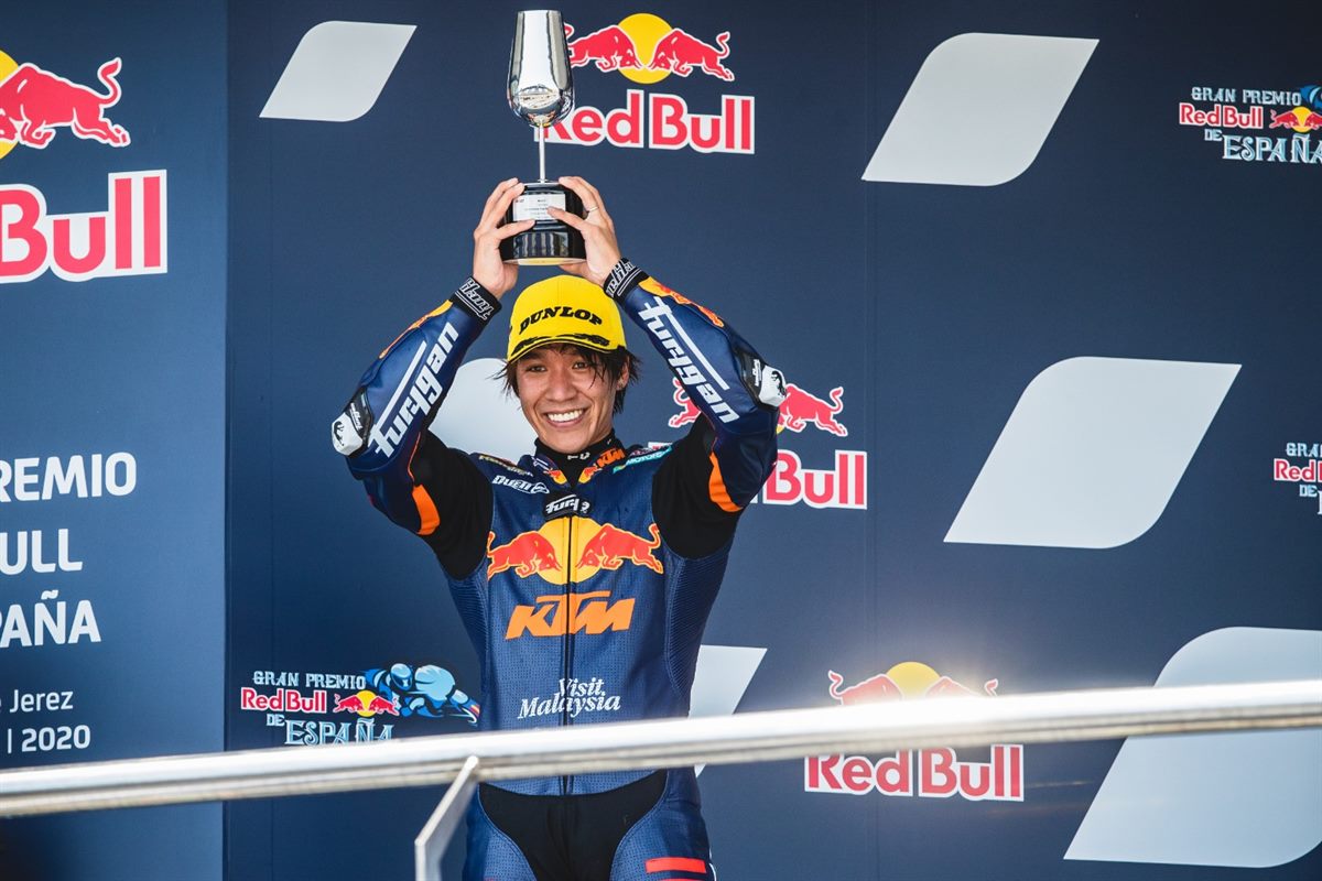 Tetsuta Nagashima Moto2 Jerez 1 2020