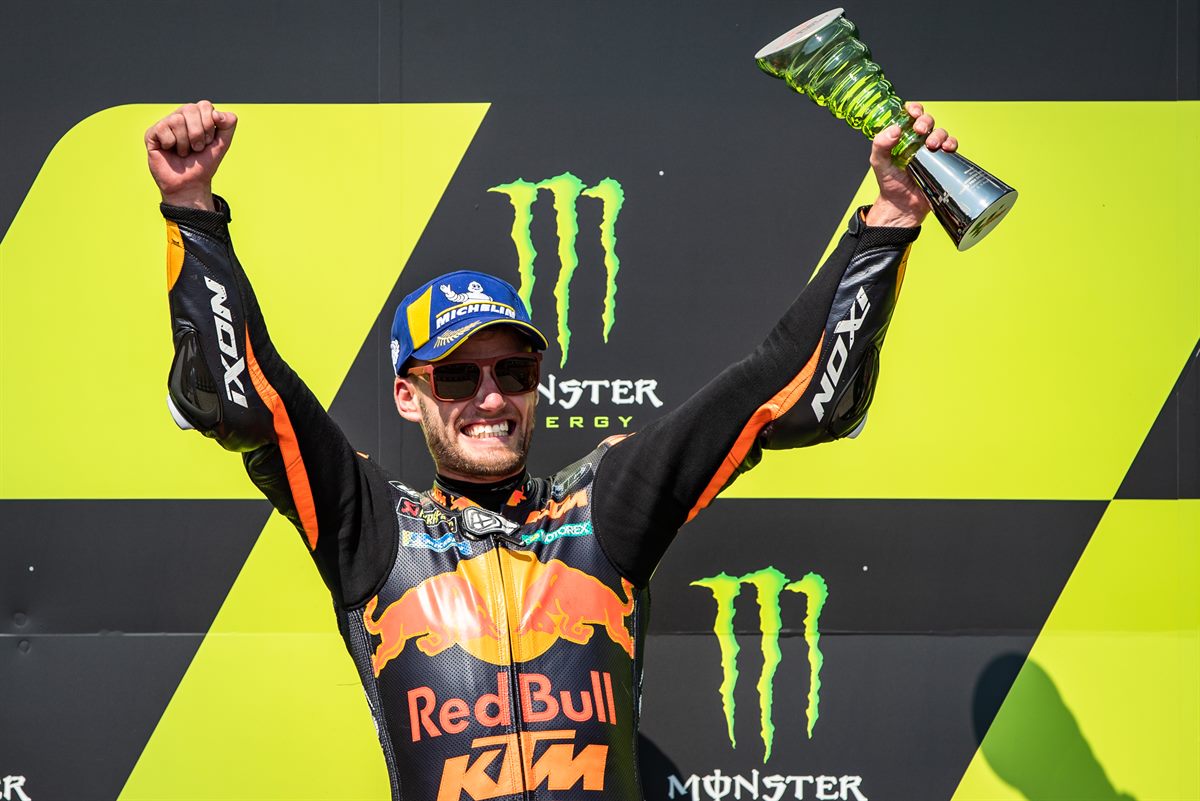 Brad Binder Celebration MotoGP 2020 Brno 