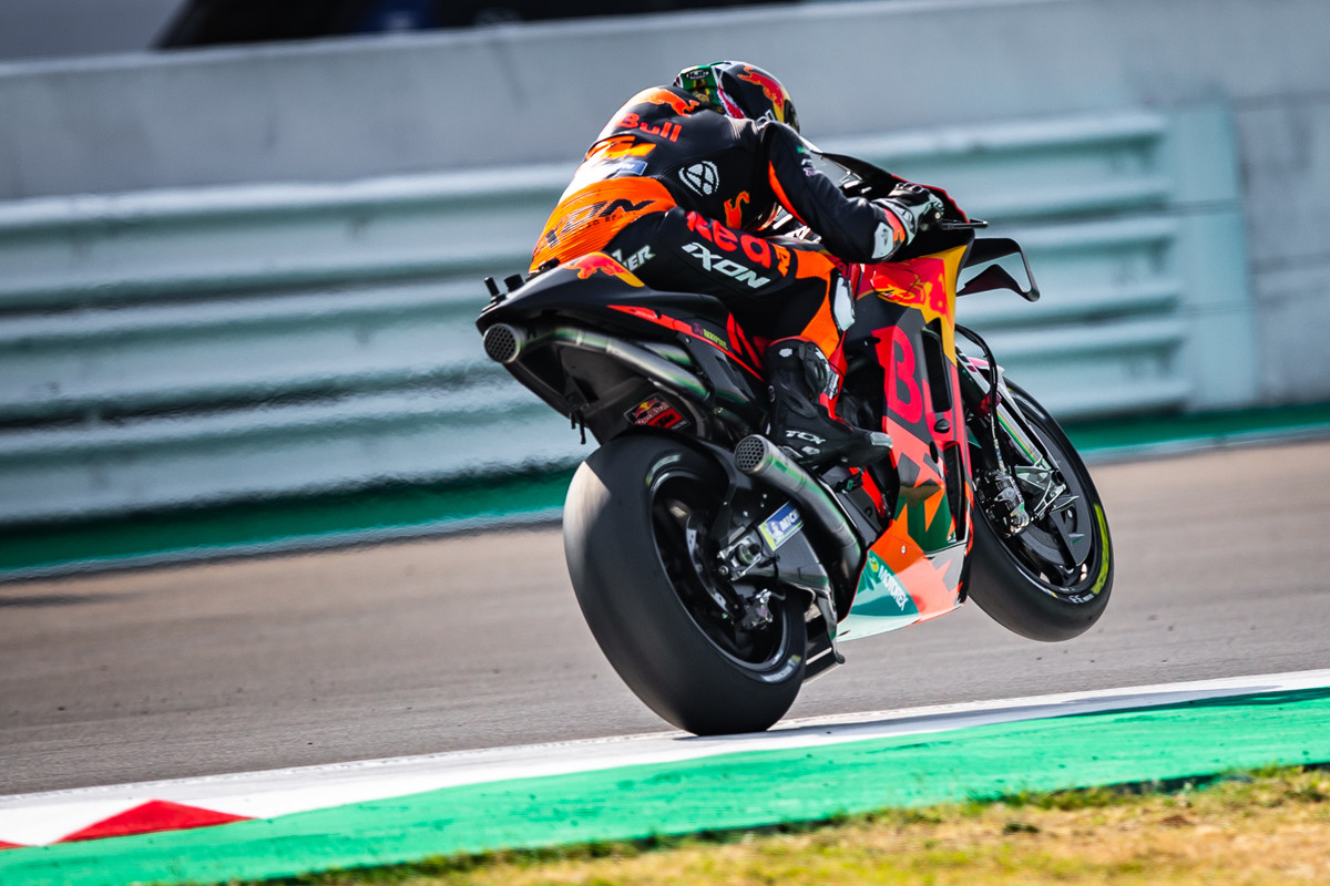 Brad Binder KTM RC16 MotoGP 2020 Misano test