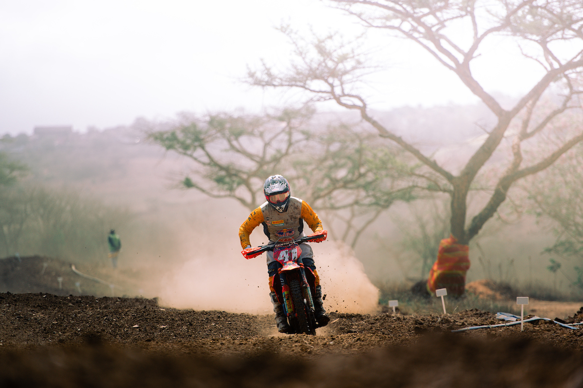 Tristan Purdon chases motocross glory in Pietermaritzburg. 