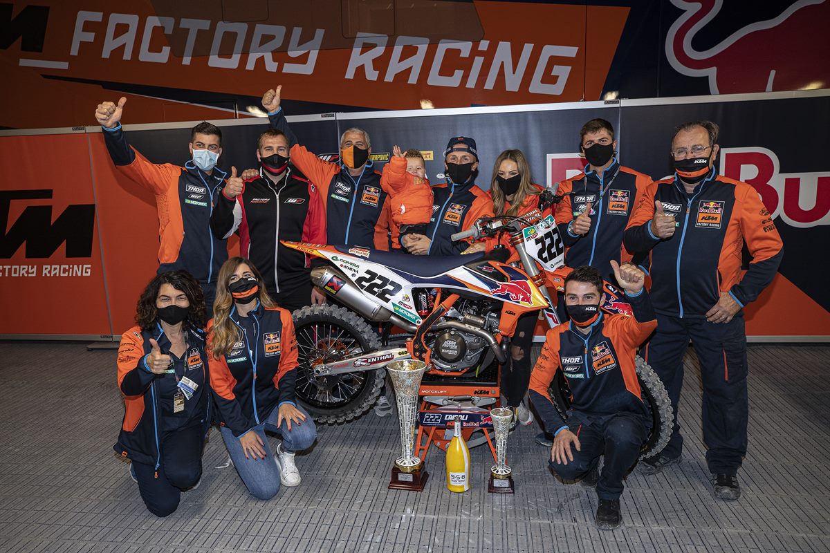 Tony Cairoli KTM 450 SX-F 2020 Trentino