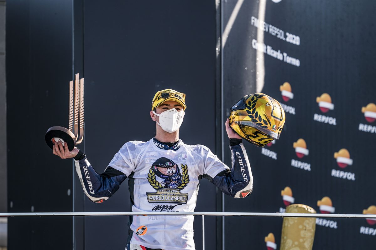 Izan Guevara 2020 FIM CEV Moto3 Junior World Champion