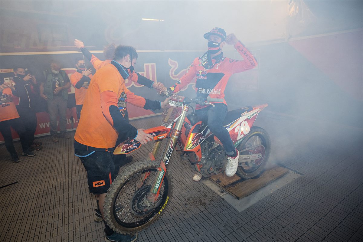 Tom Vialle KTM 250 SX-F 2020 Pietramurata - World Champion