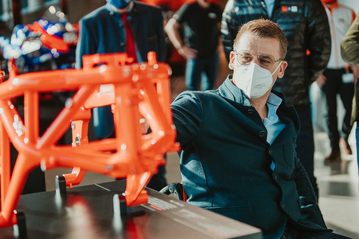Eröffnung der neuen MotoGP™ Themenwelt in der KTM Motohall