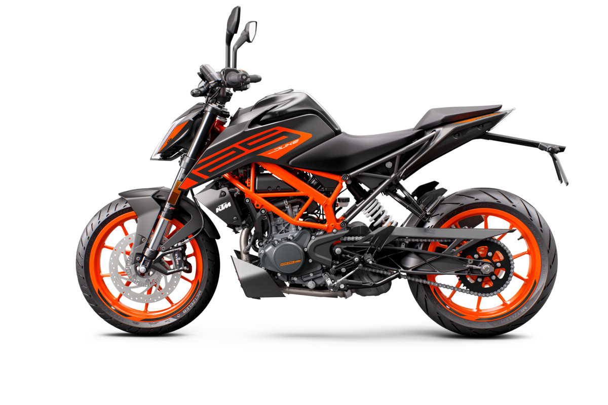 KTM 125 DUKE - left black