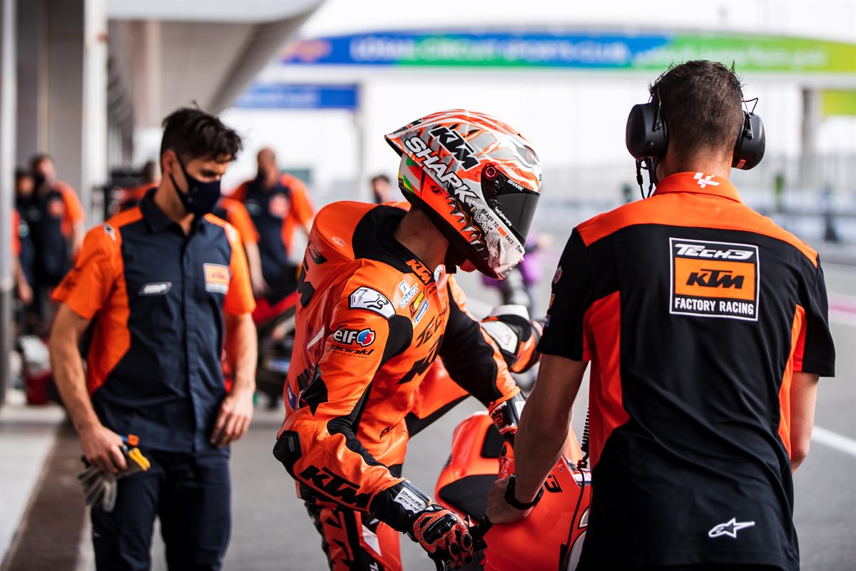 Iker Lecuona KTM 2021 MotoGP Qatar test
