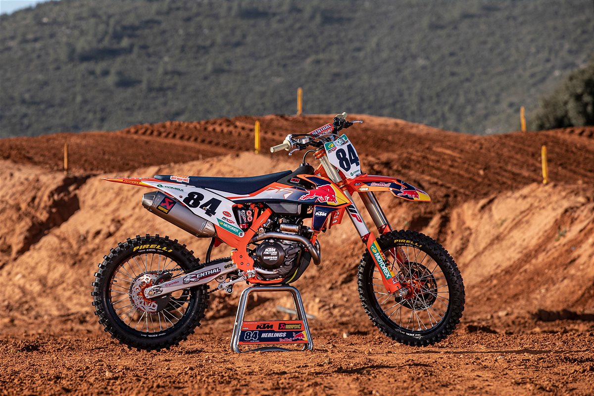 Jeffrey Herlings KTM 450 SX-F 2021 pre-season shoot