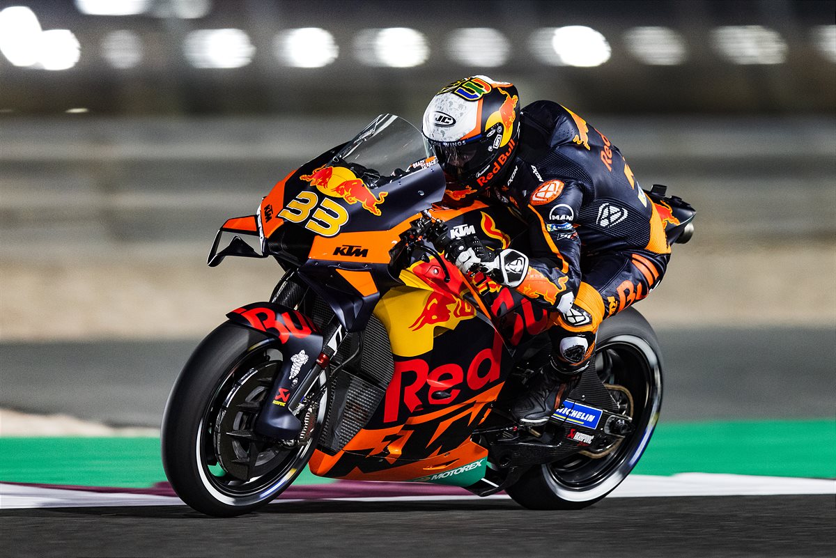 Brad Binder KTM 2021 MotoGP Qatar Qualification