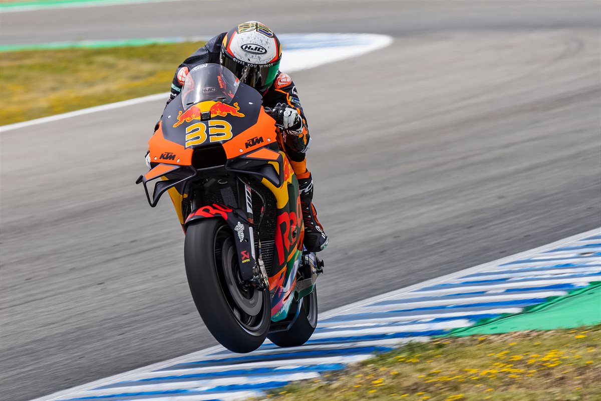 Brad Binder KTM 2021 MotoGP Jerez test