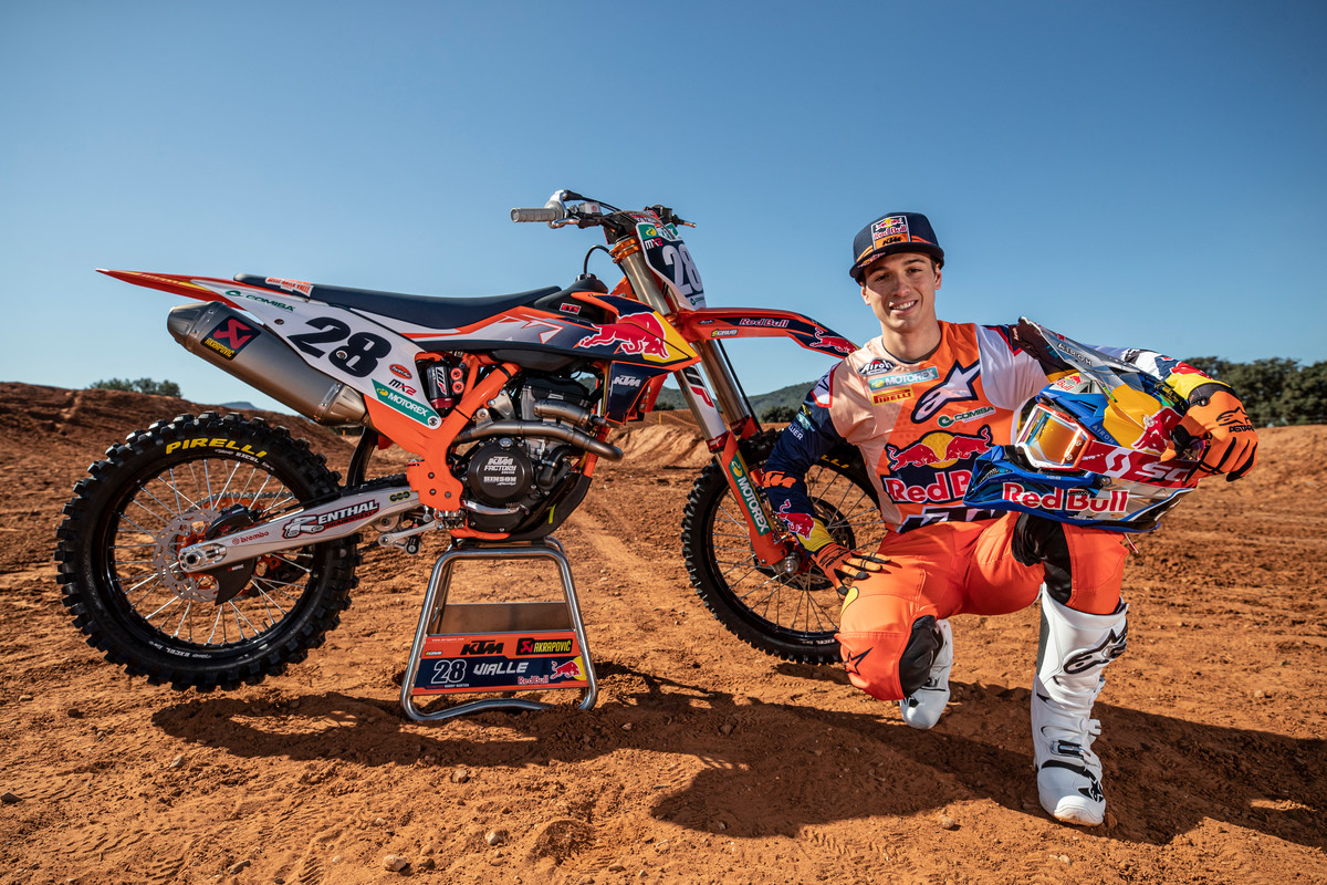 Tom Vialle KTM 250 SX-F 2021 pre-season shoot