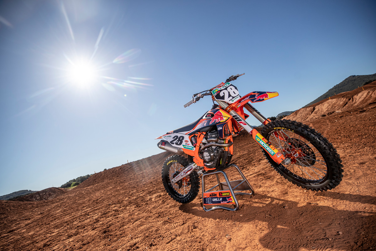 Tom Vialle KTM 250 SX-F 2021 pre-season shoot