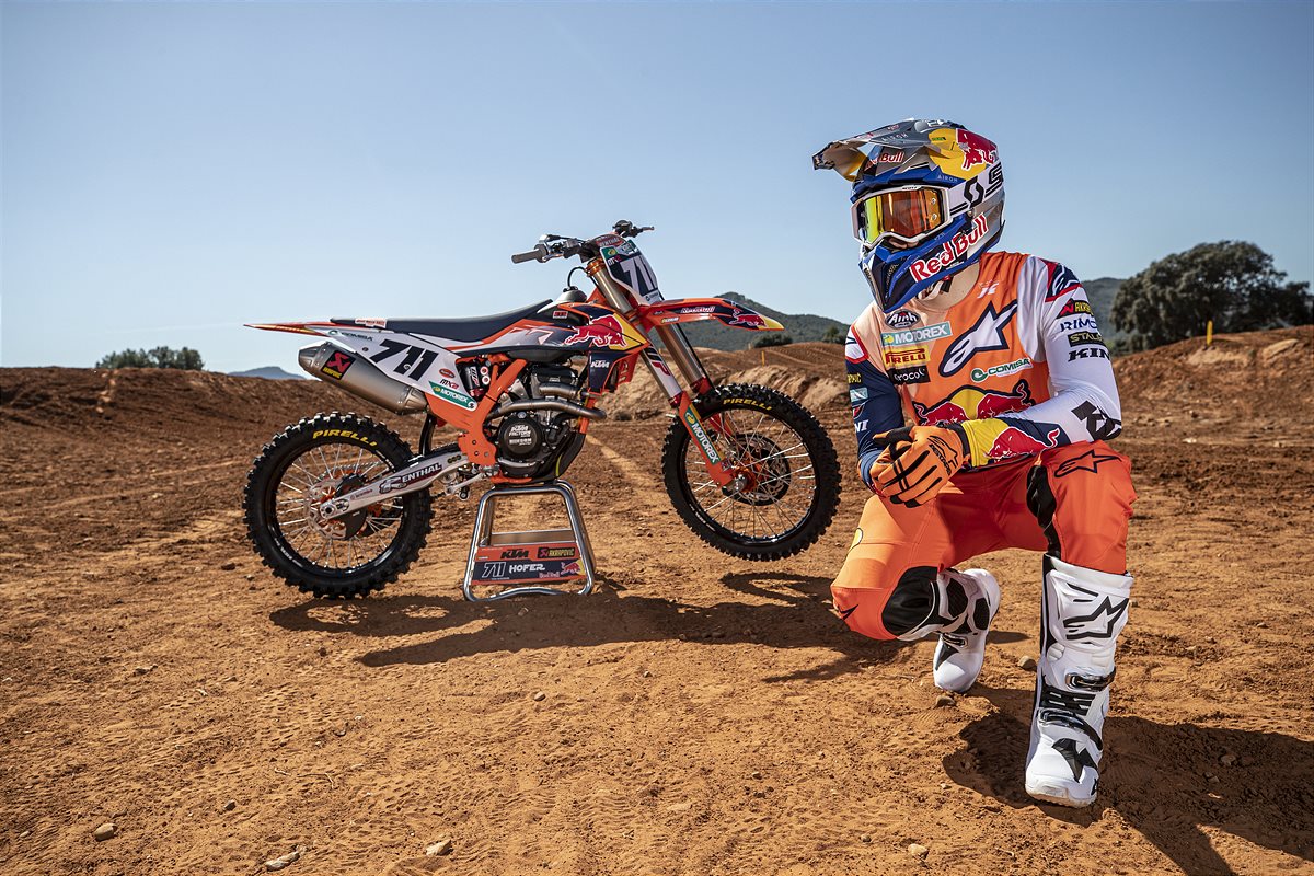 Rene Hofer KTM 250 SX-F 2021 shoot