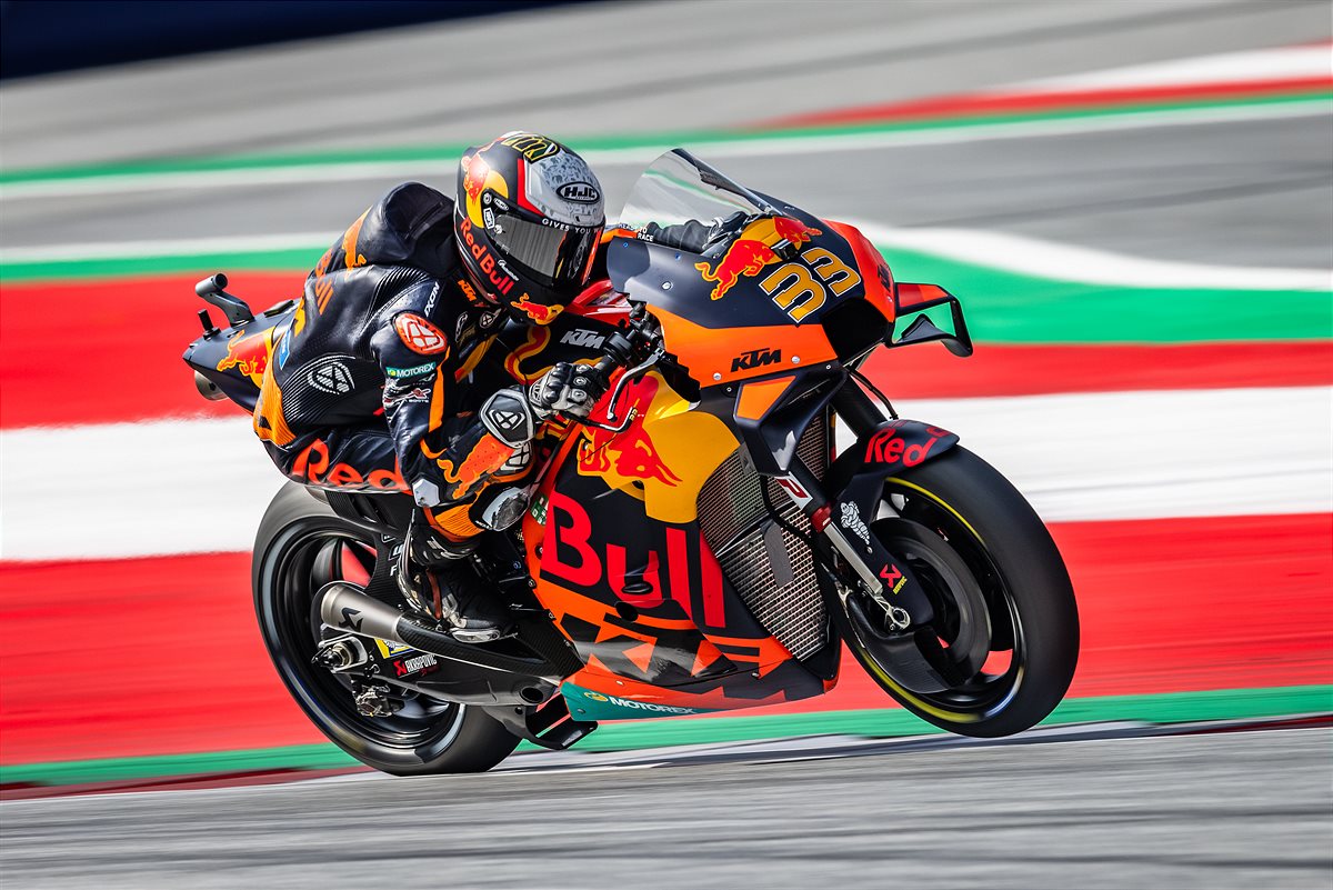 Brad Binder KTM 2021 MotoGP Austria Qualification