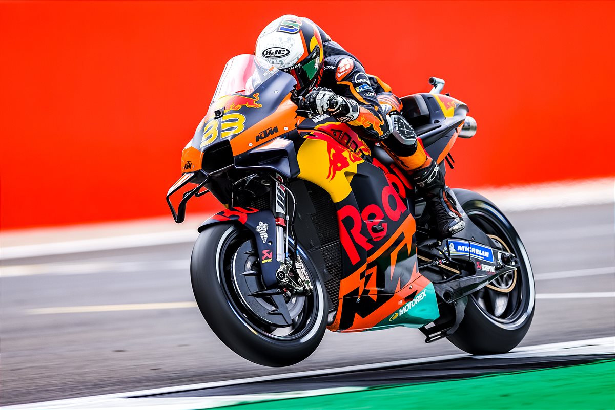 Brad Binder KTM 2021 MotoGP GBR Qualification